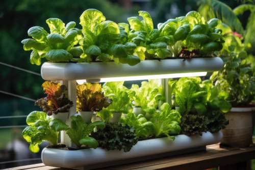 Small hydroponics system