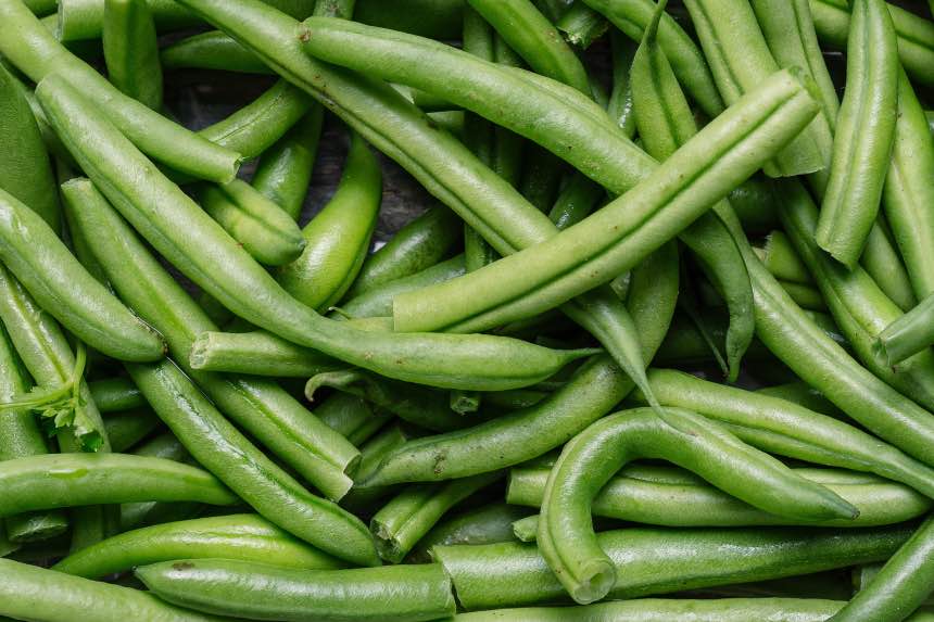 Close up of Green beans